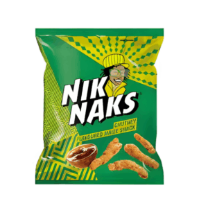 Nik Naks Chutney Flavoured Maize Snack 135g