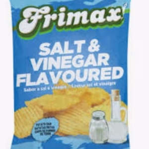 Frimax Salt & Vinegar Flavoured Chips 120g